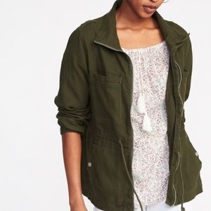 OldNavy: green utility jacket